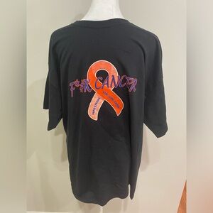 F*#k Cancer XL Unisex Black Tshirt Together We Fight For The Cure